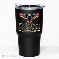 We The People Bold Proud Free 1776-2026 Tumbler thumb 0
