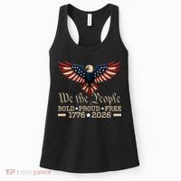 We The People Bold Proud Free 1776-2026 Women's Tank Top thumb 0