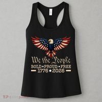 We The People Bold Proud Free 1776-2026 Women's Tank Top thumb 3