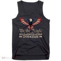 We The People Bold Proud Free 1776-2026 Tank Top thumb 0