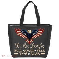 We The People Bold Proud Free 1776-2026 Tote Bag thumb 0