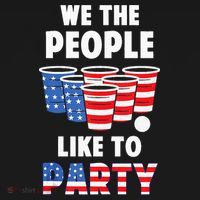 We The People Like To Party Beer Pong Funny 4th Of July T-Shirt thumb 7