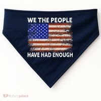 We The People Have Had Enough USA USA-Made Doggie Bandana thumb 0