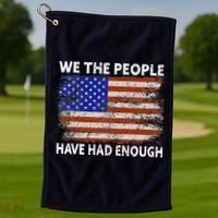 We The People Have Had Enough USA Golf Towel thumb 1