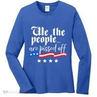 We The People Are Pissed Off Constitution Freedom Great Gift Women's Long Sleeve Shirt thumb 0
