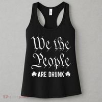 We The People Are Drunk St Patricks Day Women's Tank Top thumb 3