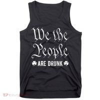 We The People Are Drunk St Patricks Day Tank Top thumb 0