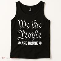 We The People Are Drunk St Patricks Day Tank Top thumb 2