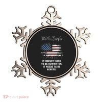 We The People It DoesnT Need To Be Rewritten Usa Ornament thumb 0