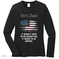 We The People It DoesnT Need To Be Rewritten Usa Women's Long Sleeve Shirt thumb 0