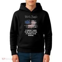 We The People It DoesnT Need To Be Rewritten Usa Kids Hoodie thumb 4