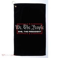 We The People She The President Golf Towel thumb 0