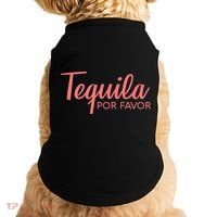 Womens TEQUILA POR FAVOR Cinco De Mayo Drinking Tee Doggie Tank thumb 0