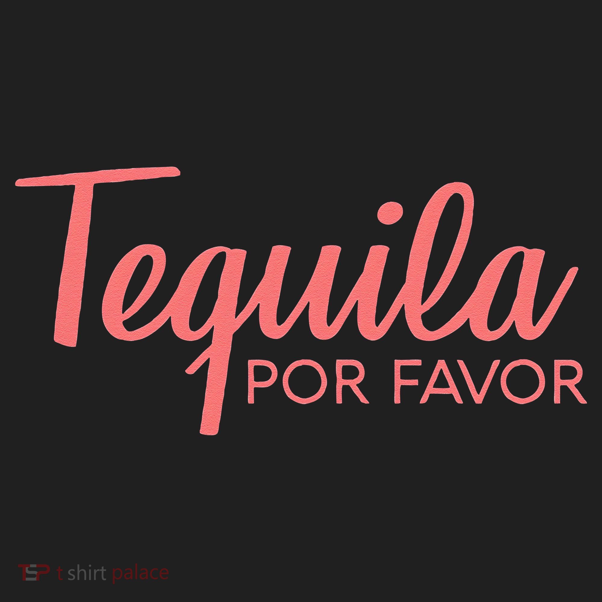 Womens TEQUILA POR FAVOR Cinco De Mayo Drinking Tee Hat