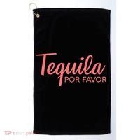 Womens TEQUILA POR FAVOR Cinco De Mayo Drinking Tee Golf Towel thumb 0