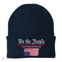 We The People Have Had Enough Protest Politics Beanie thumb 0