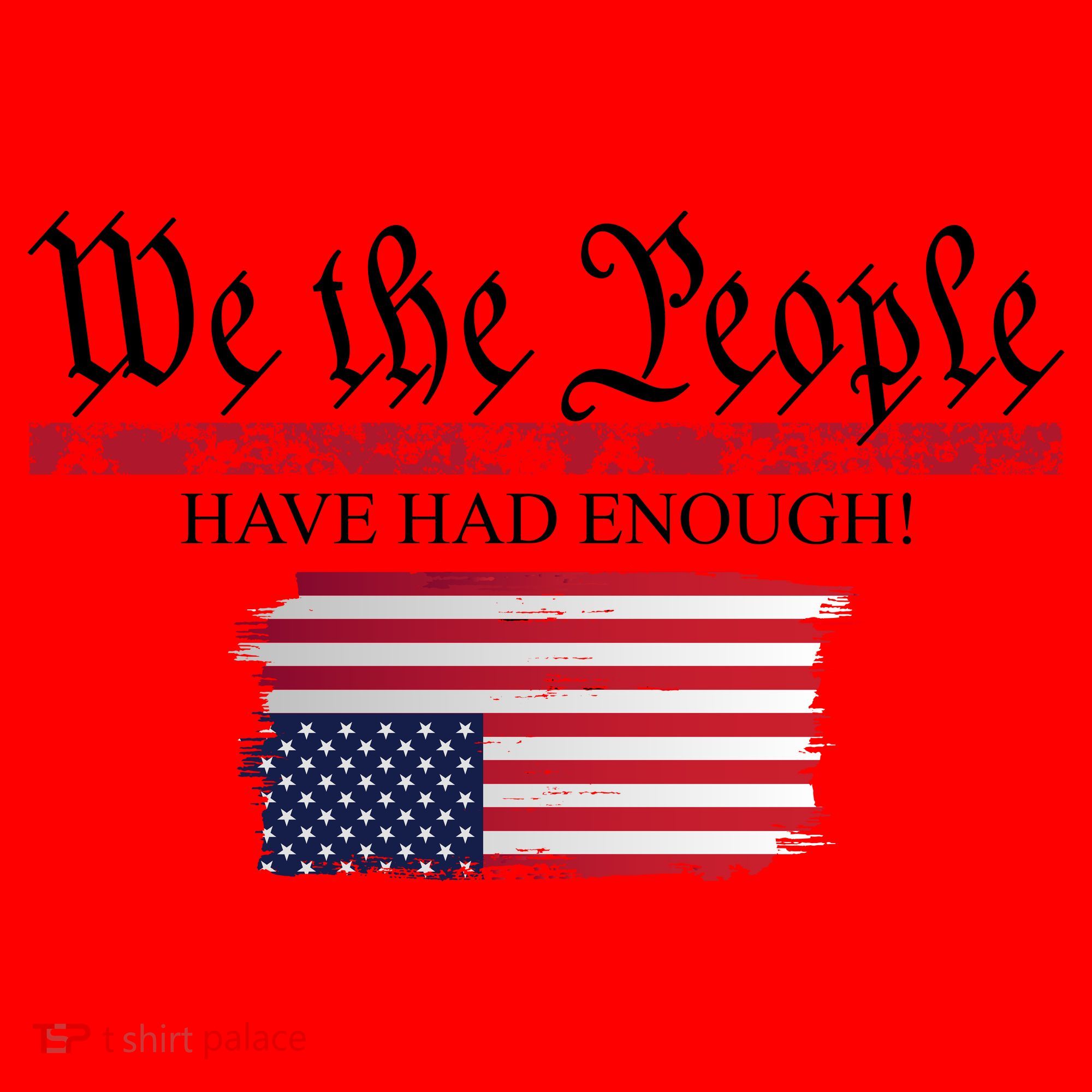 We The People Have Had Enough Protest Politics Santa Hat