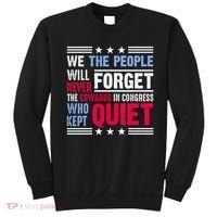 We The People Will Never Forget Protest Sweatshirt thumb 0