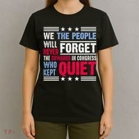We The People Will Never Forget Protest T-Shirt thumb 4