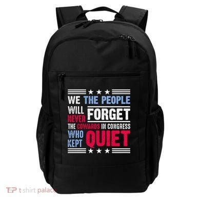 We The People Will Never Forget Protest Backpack