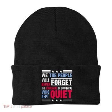 We The People Will Never Forget Protest Beanie