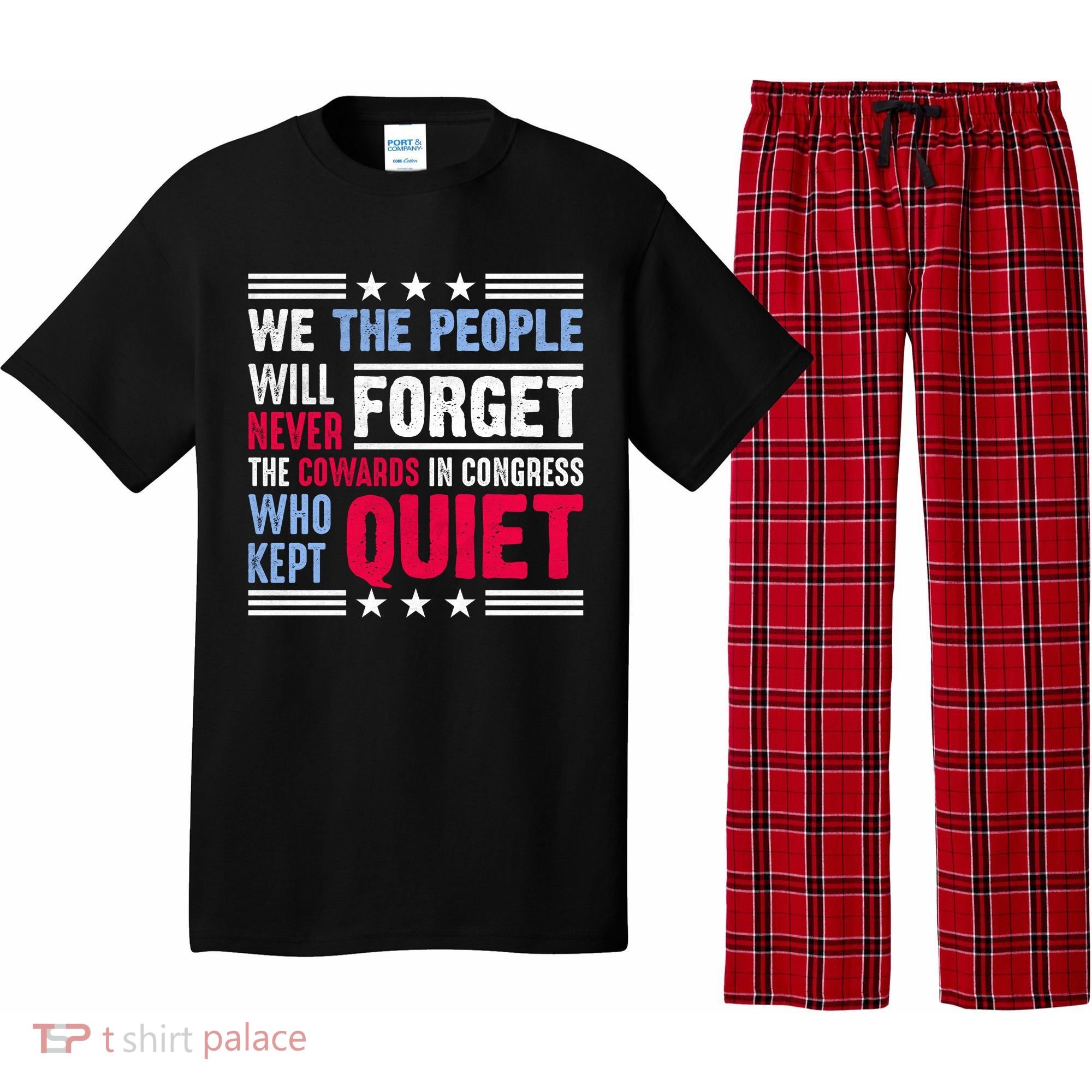 We The People Will Never Forget Protest Pajama Set