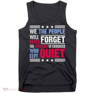 We The People Will Never Forget Protest Tank Top