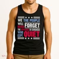 We The People Will Never Forget Protest Tank Top thumb 3