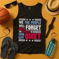 We The People Will Never Forget Protest Tank Top thumb 4