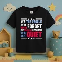 We The People Will Never Forget Protest Toddler T-Shirt thumb 3