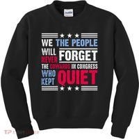 We The People Will Never Forget Protest Kids Sweatshirt thumb 0