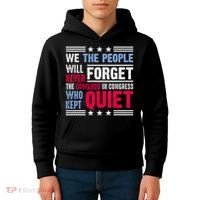 We The People Will Never Forget Protest Kids Hoodie thumb 4