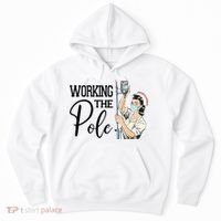 Working The Pole Funny Er Nurse Life Emergency Room Nursing Gift Hoodie thumb 0