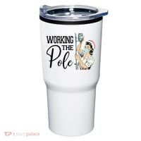 Working The Pole Funny Er Nurse Life Emergency Room Nursing Gift Tumbler thumb 0