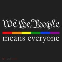 We The People Means Everyone LGBT Pride Month Beanie thumb 2