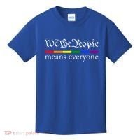 We The People Means Everyone LGBT Pride Month Kids T-Shirt thumb 0