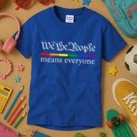 We The People Means Everyone LGBT Pride Month Kids T-Shirt thumb 3