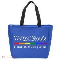 We The People Means Everyone LGBT Pride Month Tote Bag thumb 0