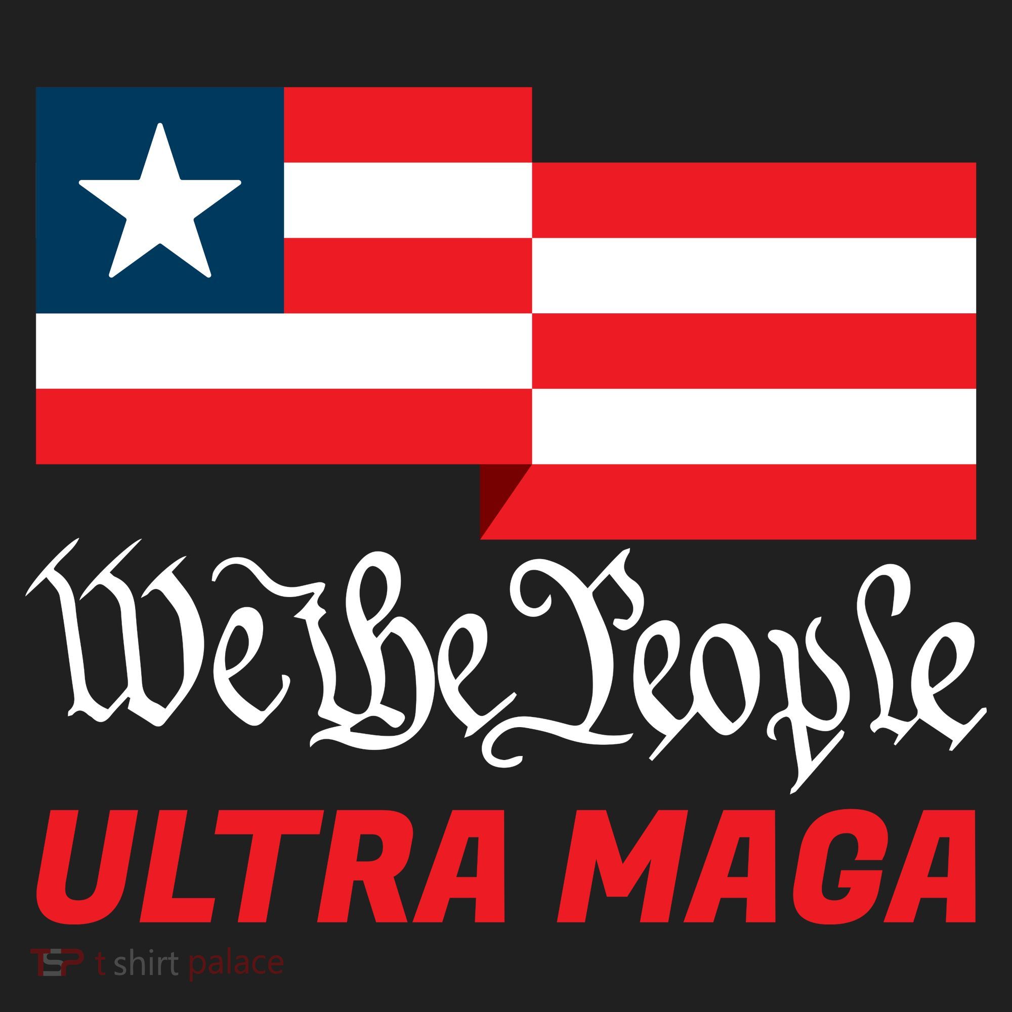 We The People Ultra MAGA Trump 2024 Anti Biden Beanie