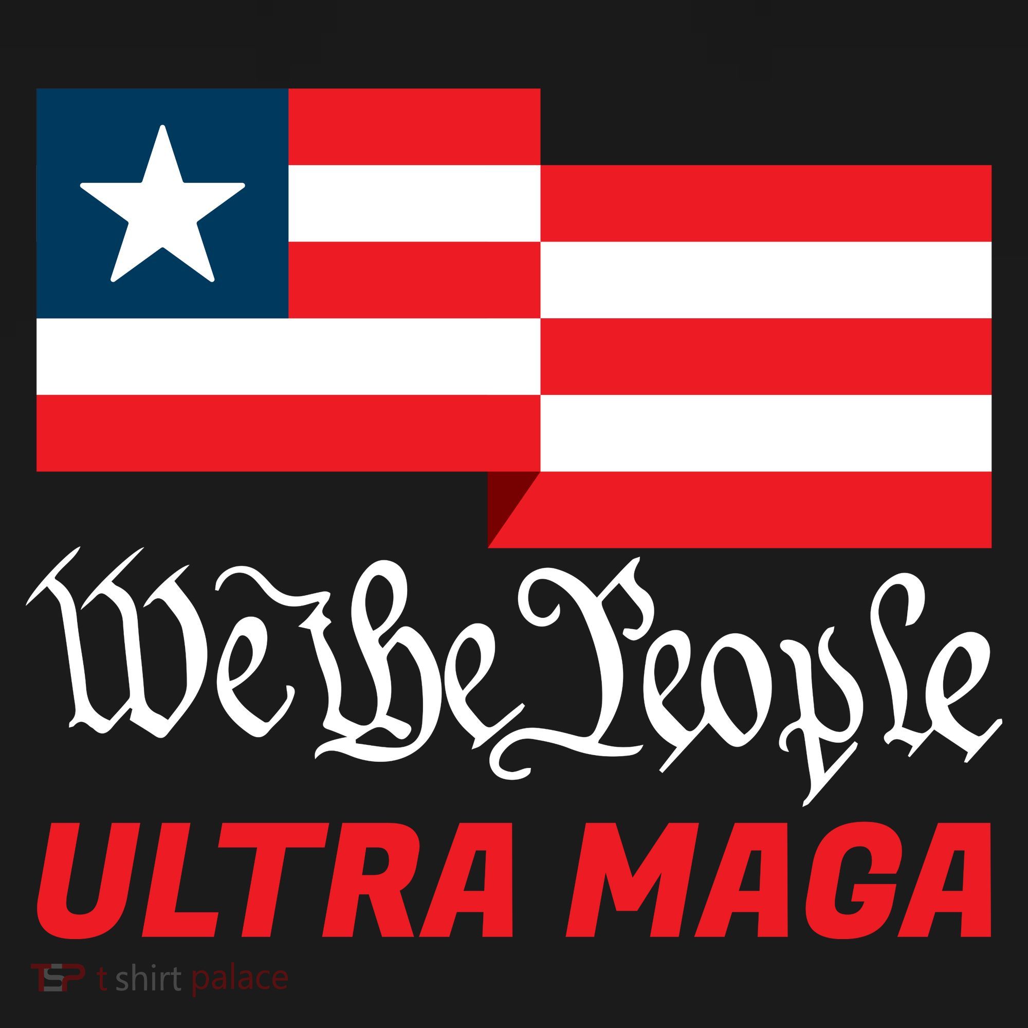 We The People Ultra MAGA Trump 2024 Anti Biden Women's Hoodie