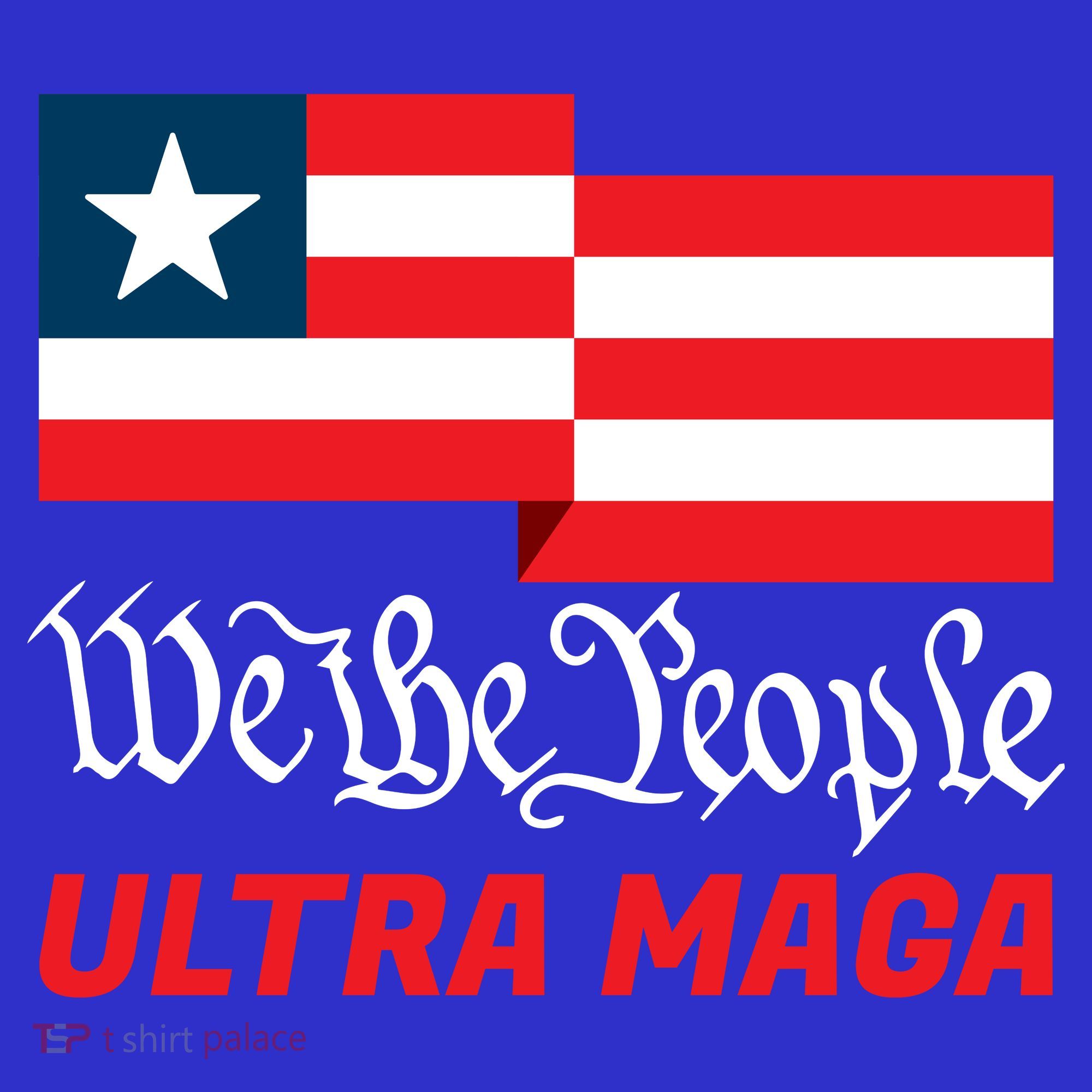 We The People Ultra MAGA Trump 2024 Anti Biden Mousepad