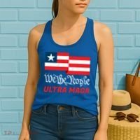 We The People Ultra MAGA Trump 2024 Anti Biden Women's Tank Top thumb 2