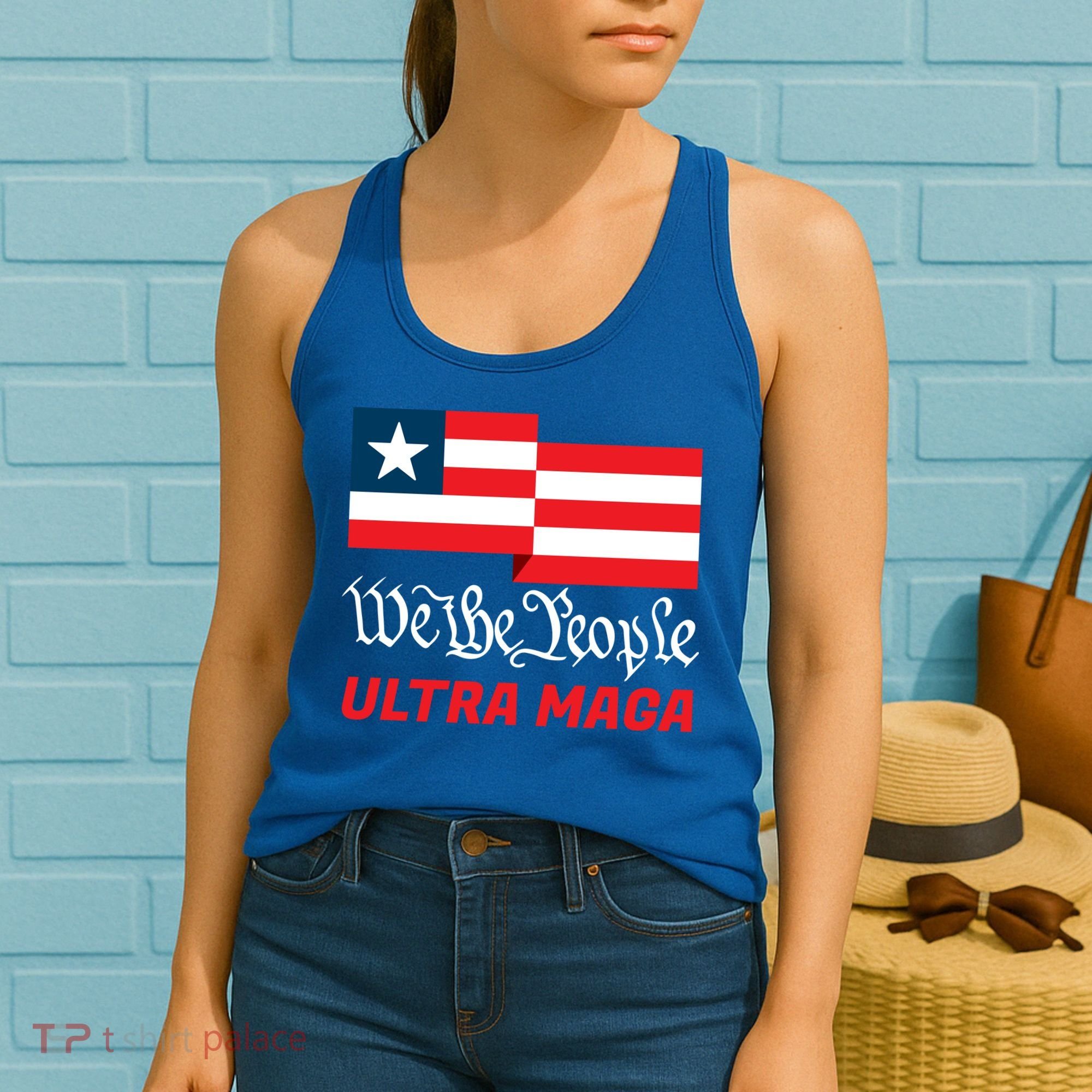 We The People Ultra MAGA Trump 2024 Anti Biden Women's Tank Top
