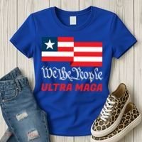 We The People Ultra MAGA Trump 2024 Anti Biden Women's T-Shirt thumb 3