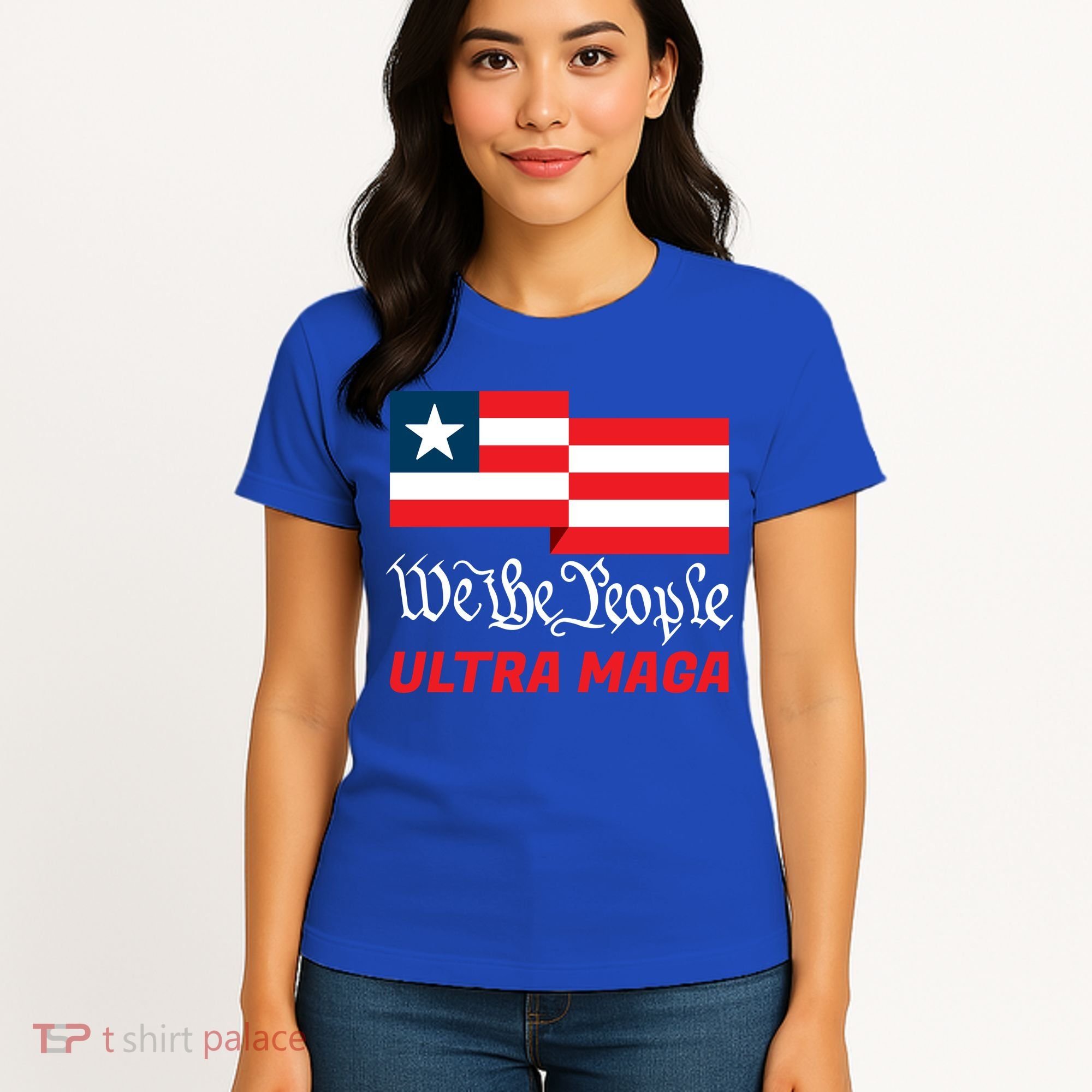 We The People Ultra MAGA Trump 2024 Anti Biden Women's T-Shirt