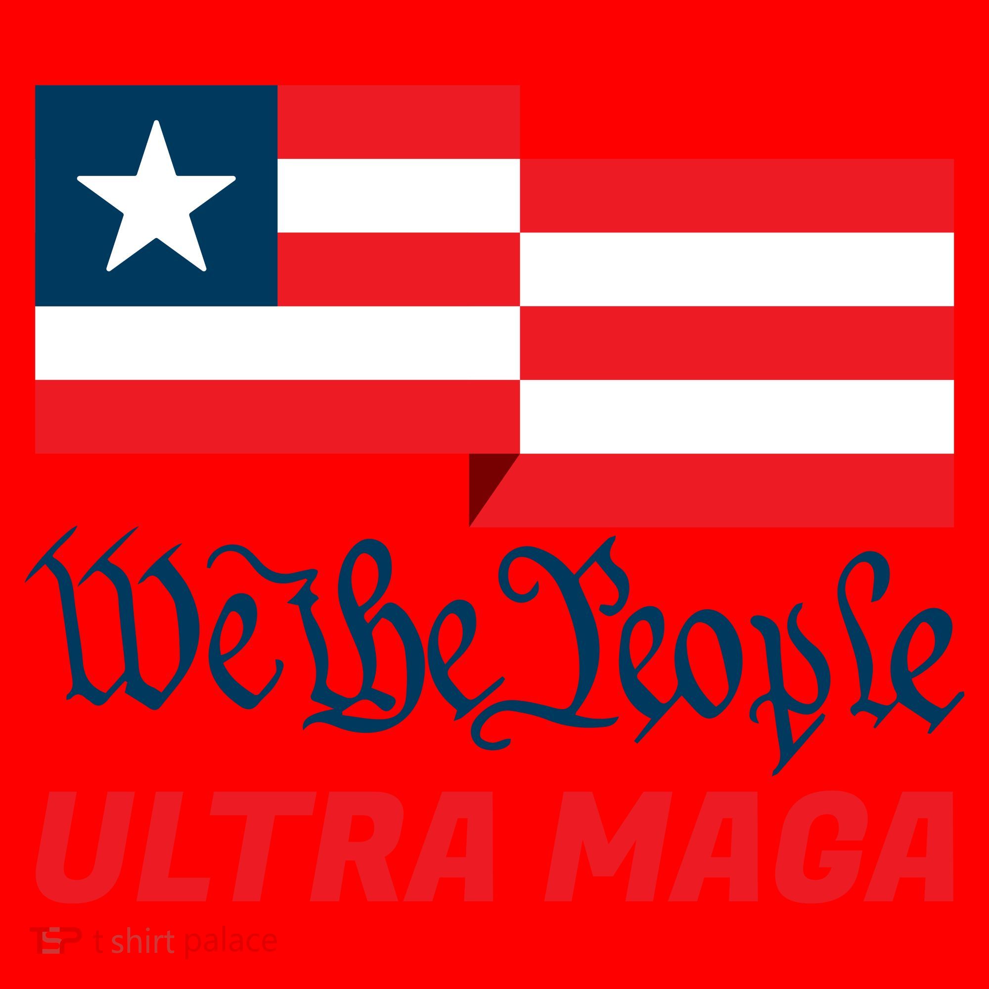 We The People Ultra MAGA Trump 2024 Anti Biden Santa Hat
