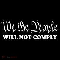 We The People Will Not Comply Visor thumb 3