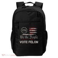 We The People Vote Felon Funny 1776 Backpack thumb 0