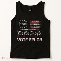 We The People Vote Felon Funny 1776 Tank Top thumb 2