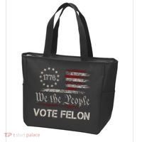 We The People Vote Felon Funny 1776 Tote Bag thumb 3